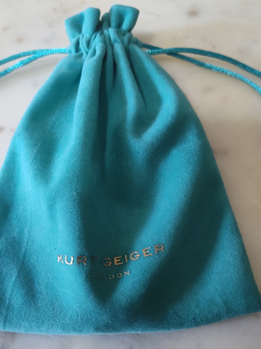 KURT GEIGER London Evil Eye Crystal Statement Necklace NWT Gold Tone w Dust Bag - Picture 4 of 7